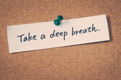 take a deep breath tips to de-stress at work