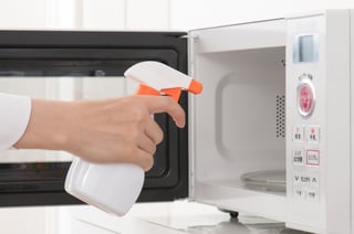 tips to keep office breakroom mircrowave clean with professional cleaning supplies