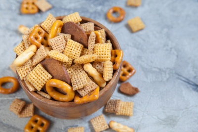 Chex Mix healthy snacks to keep at your office