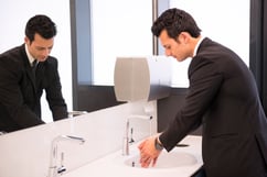 Millers blog man washing hands