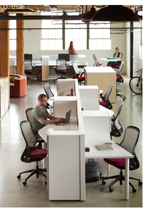 Benching desks