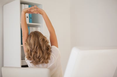 Encourage Desk Stretches. Ways to Enhance your wellness program at work.