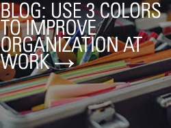Blog: USe 3 Colors to Improve Organziation at Work